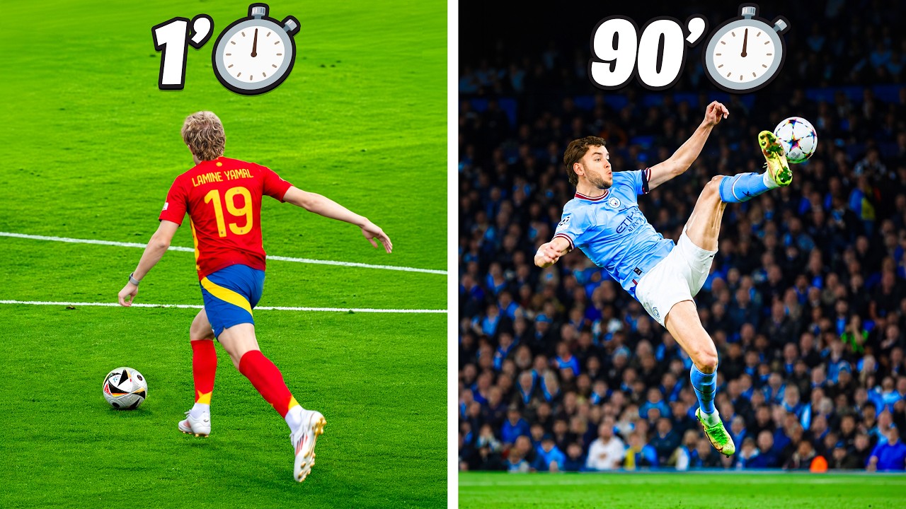 I recreated the best goal from every minute