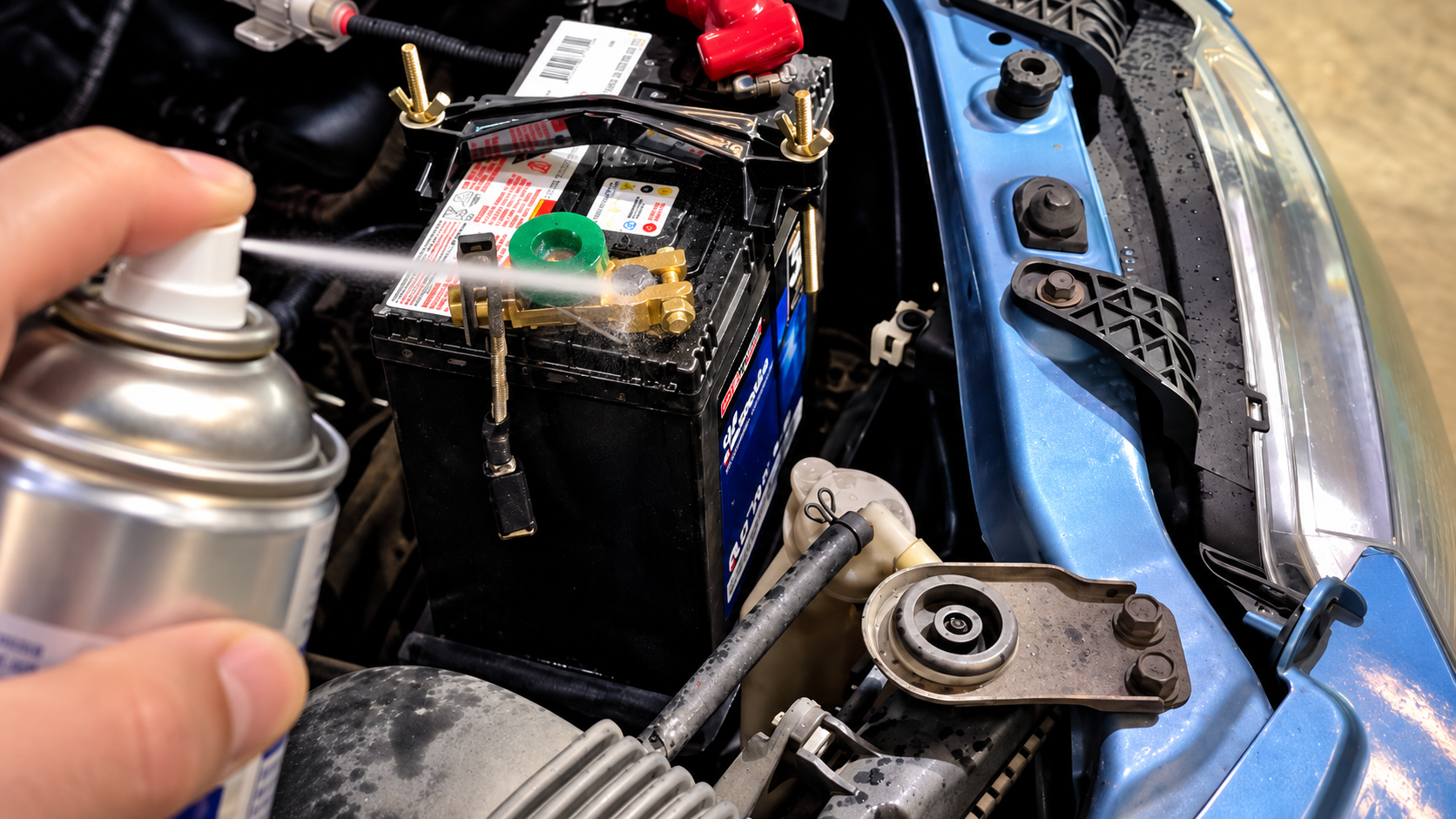 This is not how you service a car, but we did it anyway