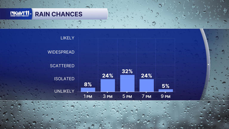 Another system arrives: Isolated showers and wind before drying out mid ...
