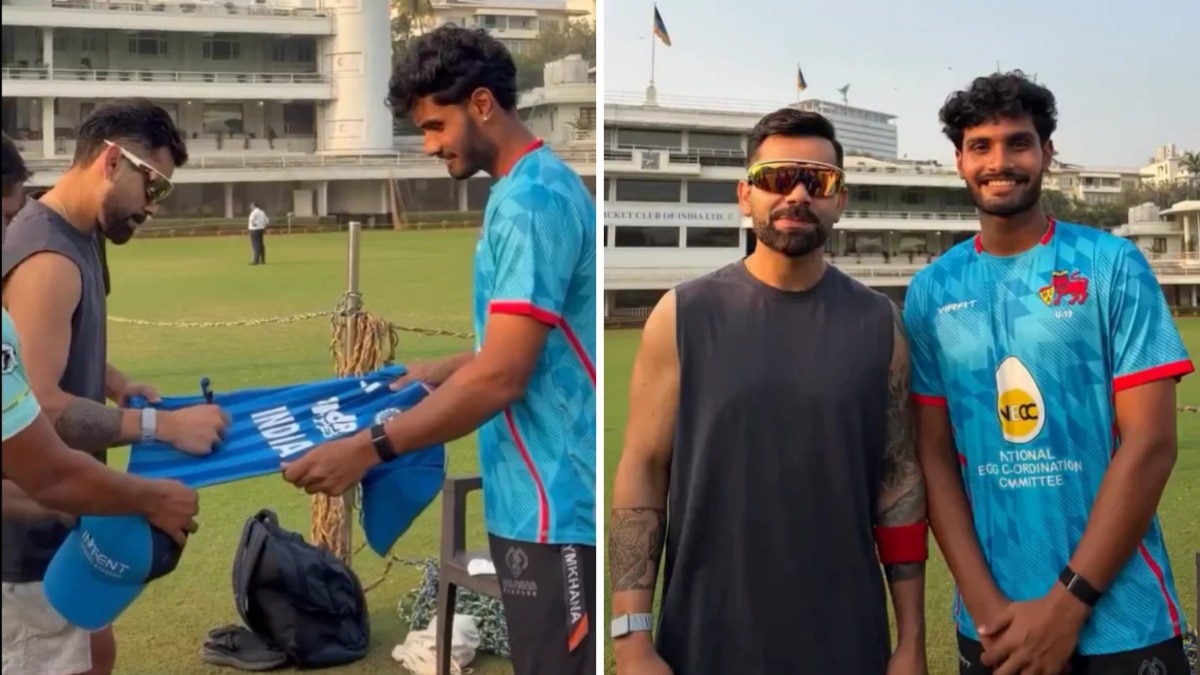 Virat Kohli makes Mumbai net bowler's day, signs autograph on India ...