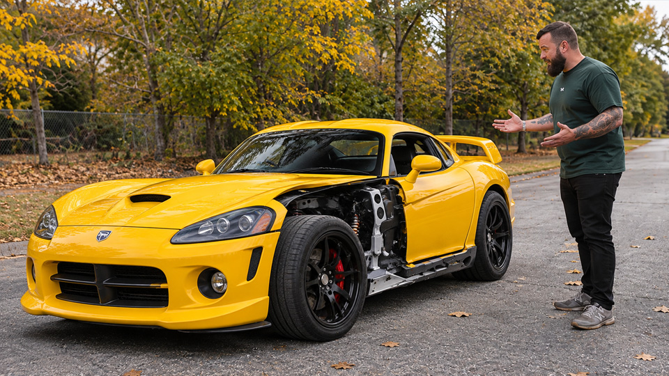 Can this destroyed Dodge Viper ACR really be saved?