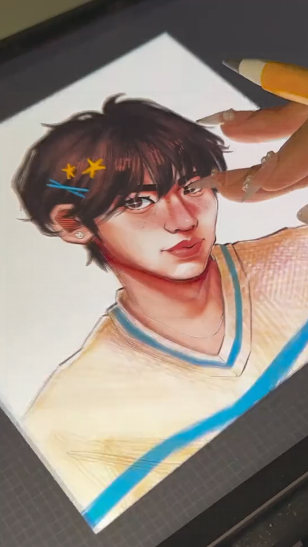 Han Yujin as a digital art subject