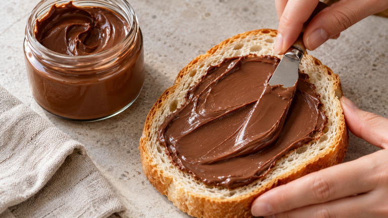 Before Nutella came in a jar, it was sliced like bread