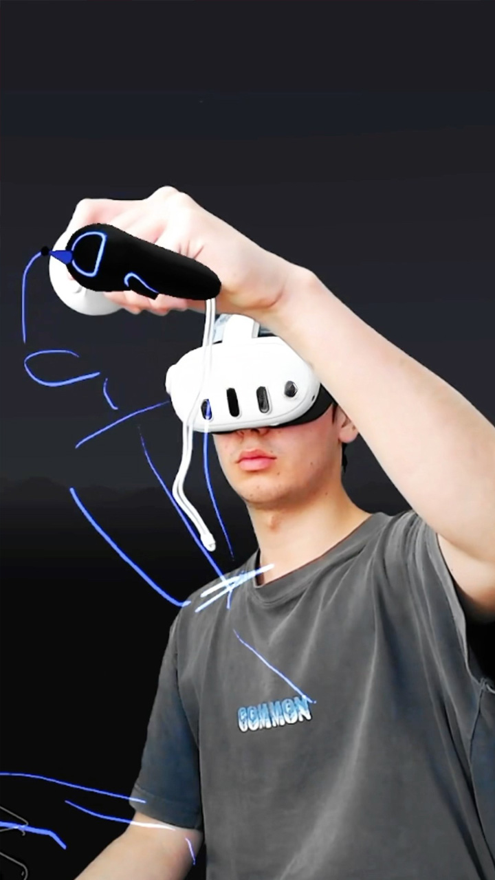 Trying virtual reality art tools for a painting challenge