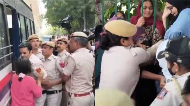 Scuffles break out as Jamia student protesters refuse to end stir