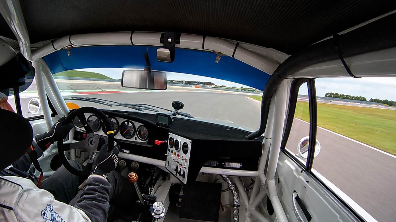 Porsche 935 biturbo onboard POV unleashes raw twin turbo boost