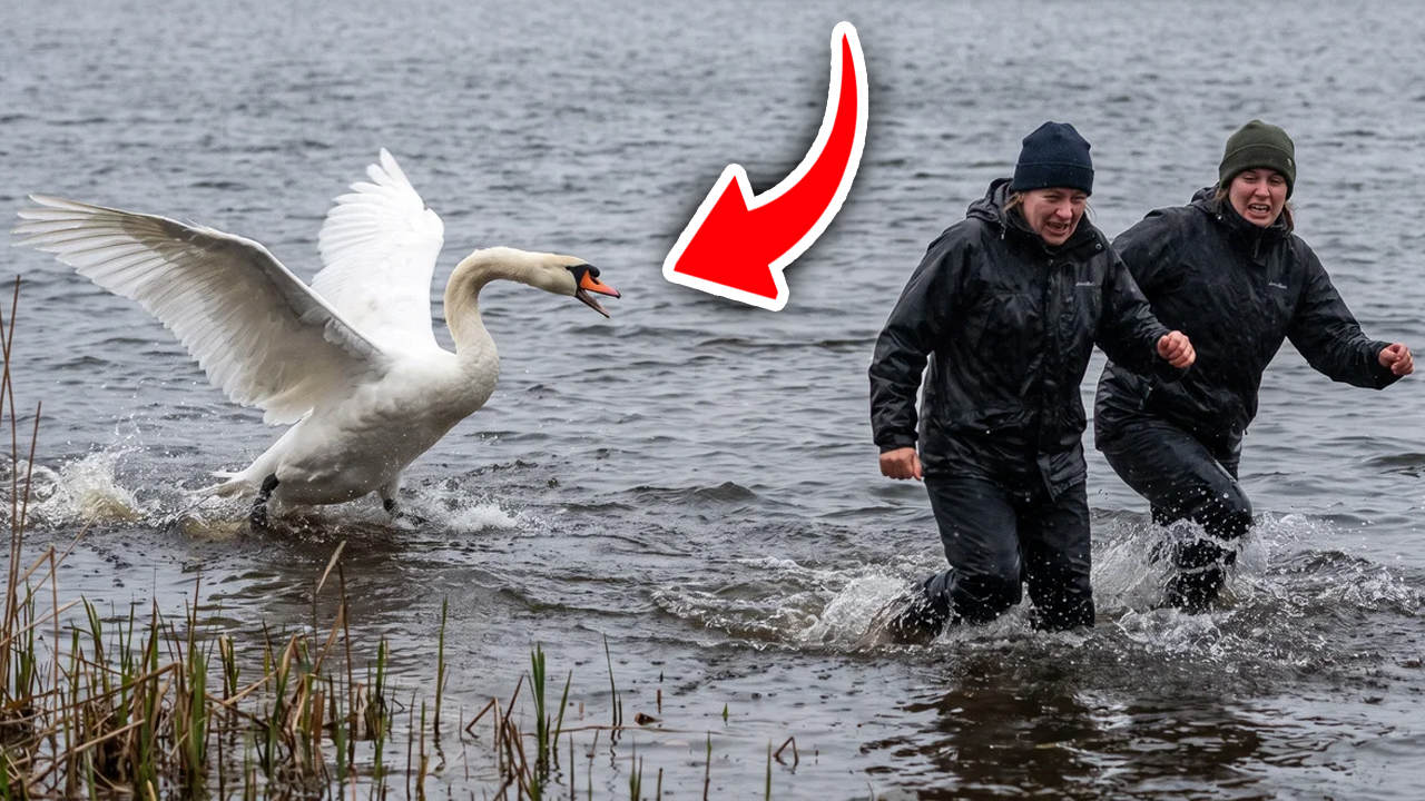 They didn’t realize how violent a swan was until it was too late