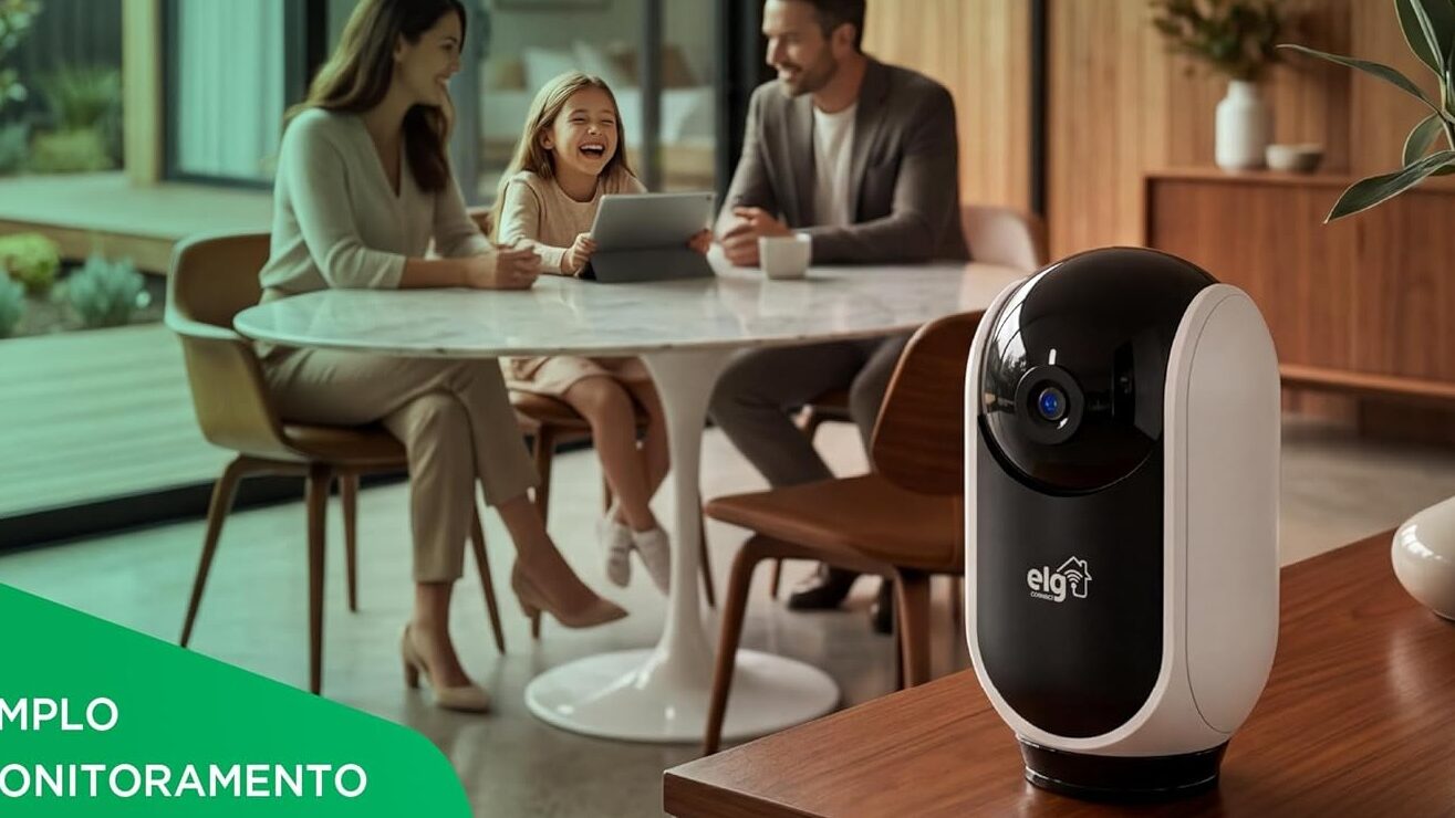 Câmera robô ELG 360° com 65% de desconto: segurança completa por uma ...