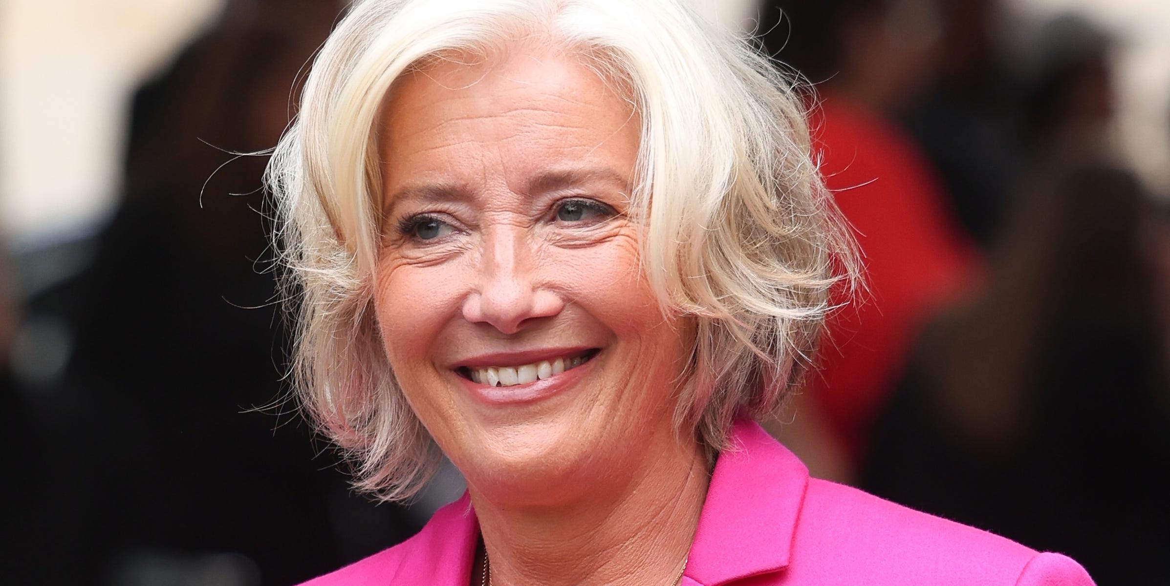 Emma Thompson's frosted hair transformation is winter's most elegant ...