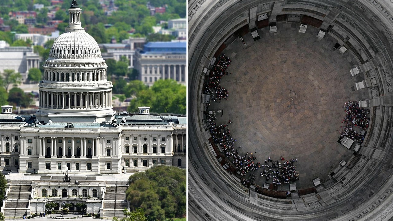 Watch what lies beneath the US Capitol - secret passageways and a ...