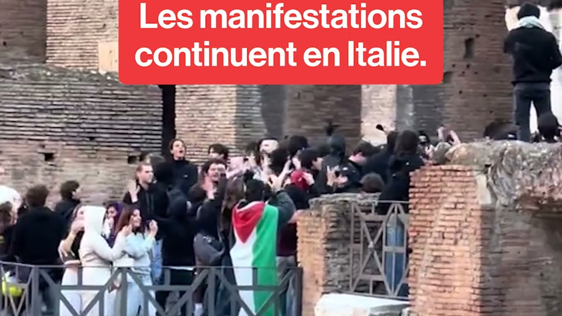 Mobilisation lycéenne : les manifestations continuent en Italie