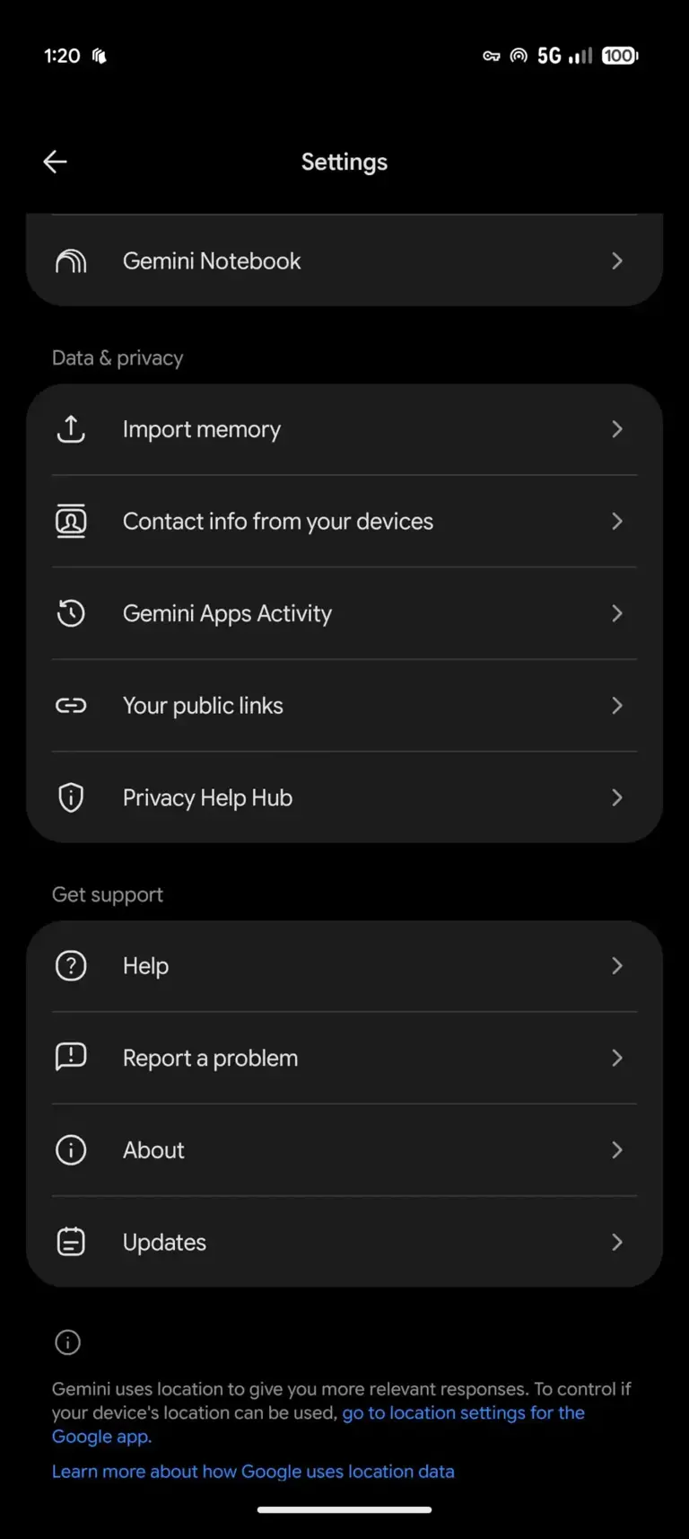 Google cleaned up the Gemini Android app to make navigating chats ...