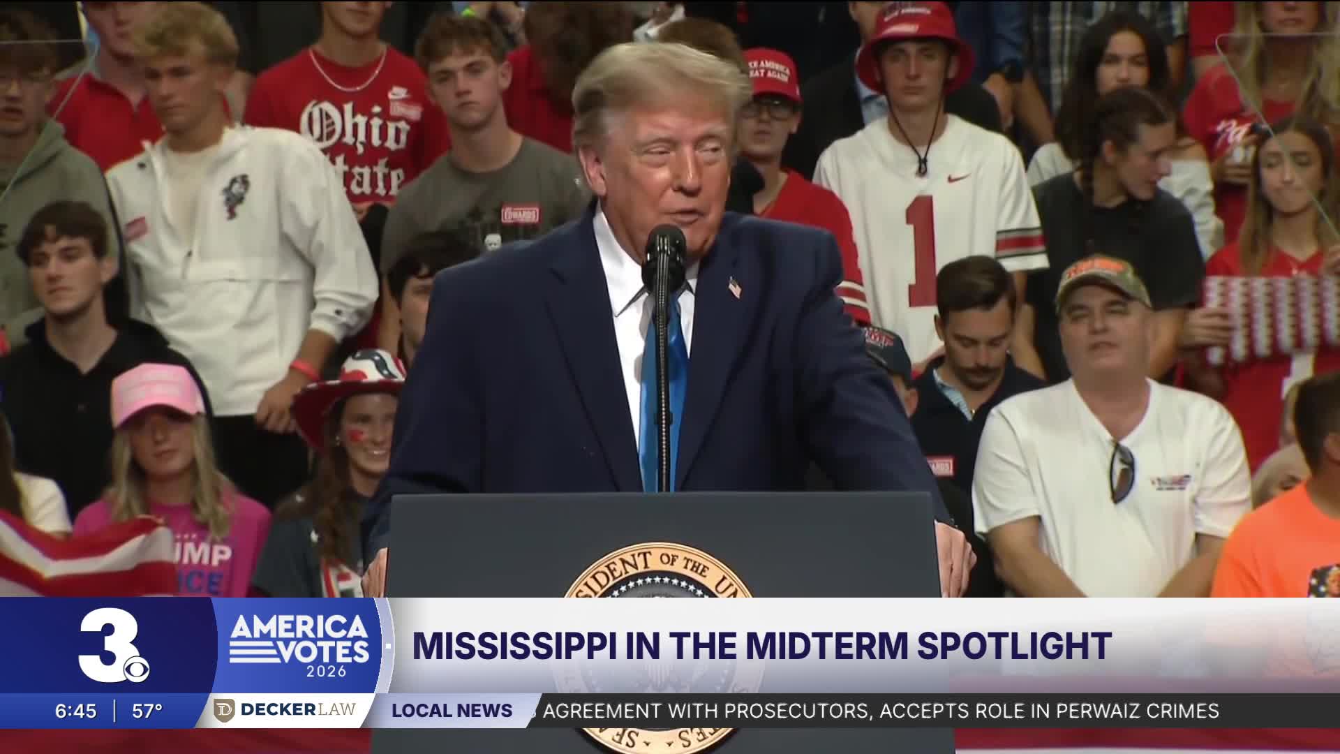 Trump heads to Mississippi as more red states enter the midterm ...