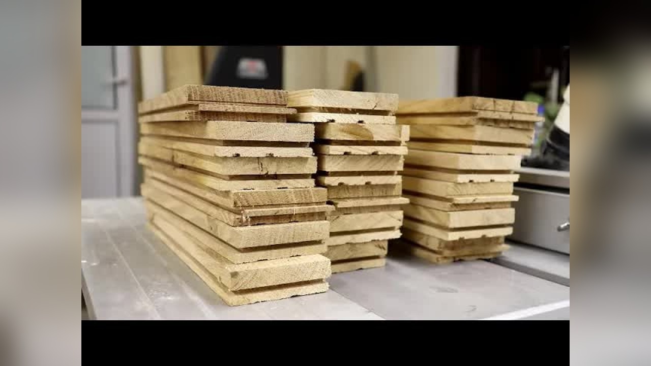 Woodworker turns workshop waste into a woodworking project