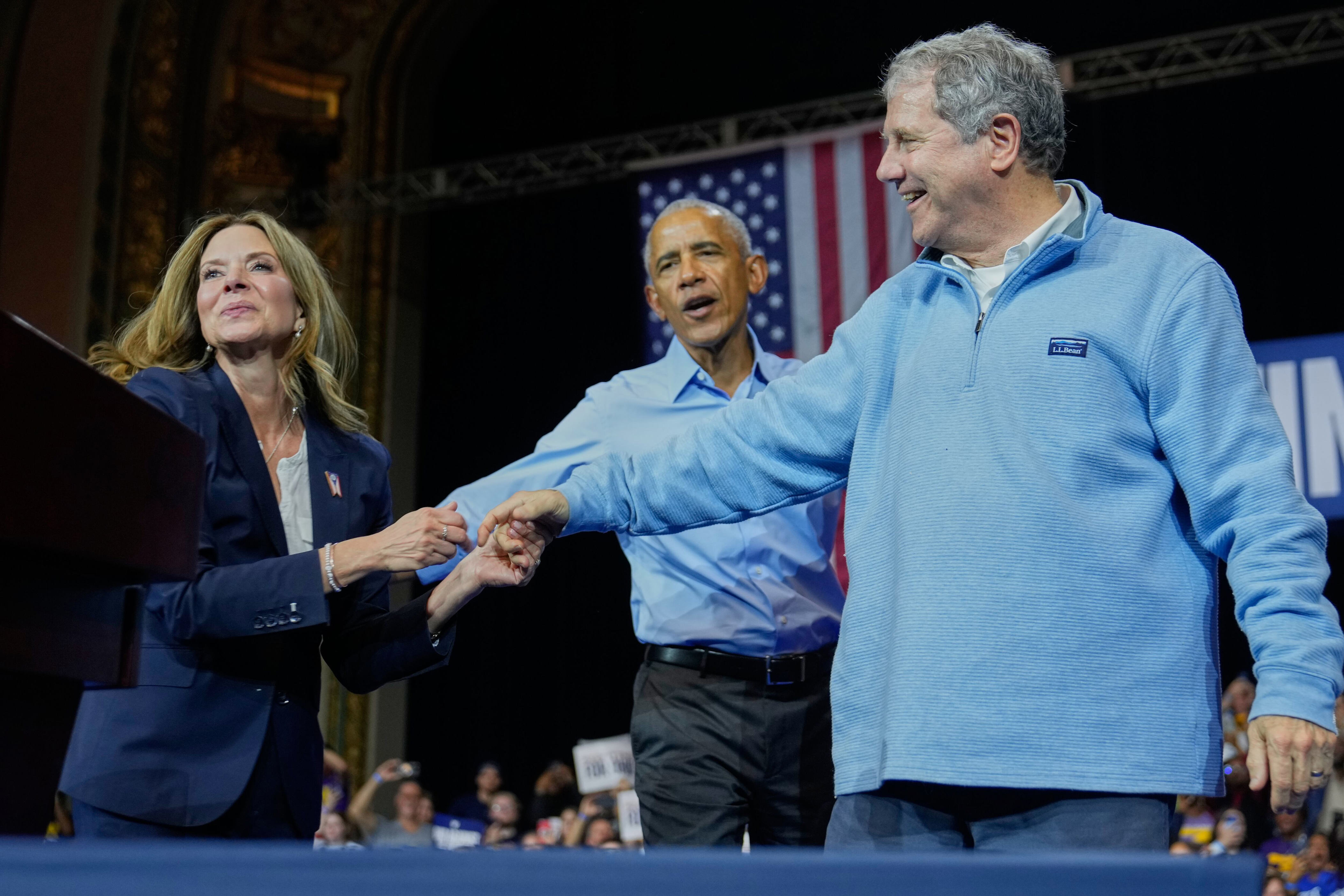 Obama pushes for change in political discourse at Ohio rally