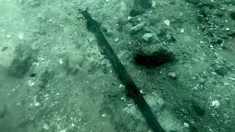 Divers pulled a sword from the age of Ramesses II out of volcanic lake ...