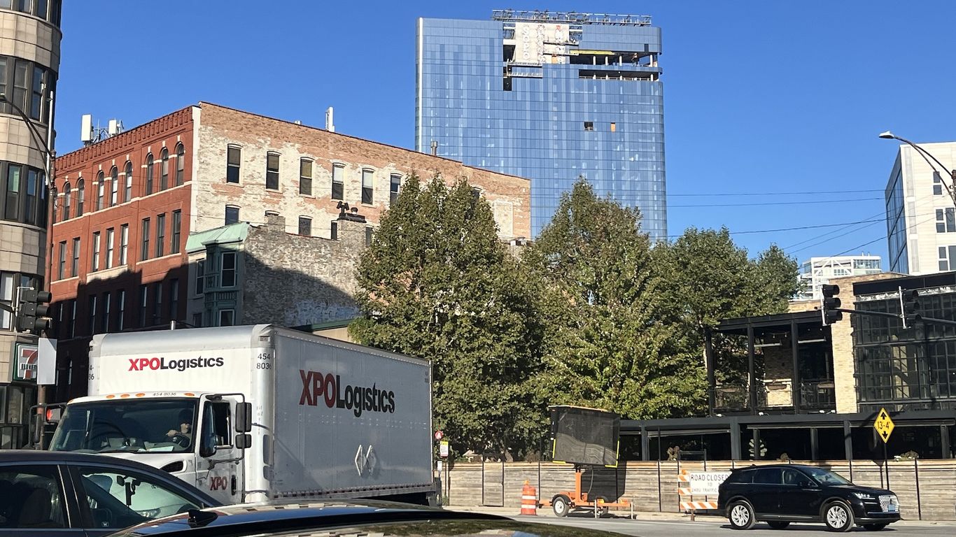 Graffiti on Bally's Chicago hotel raises questions about construction ...