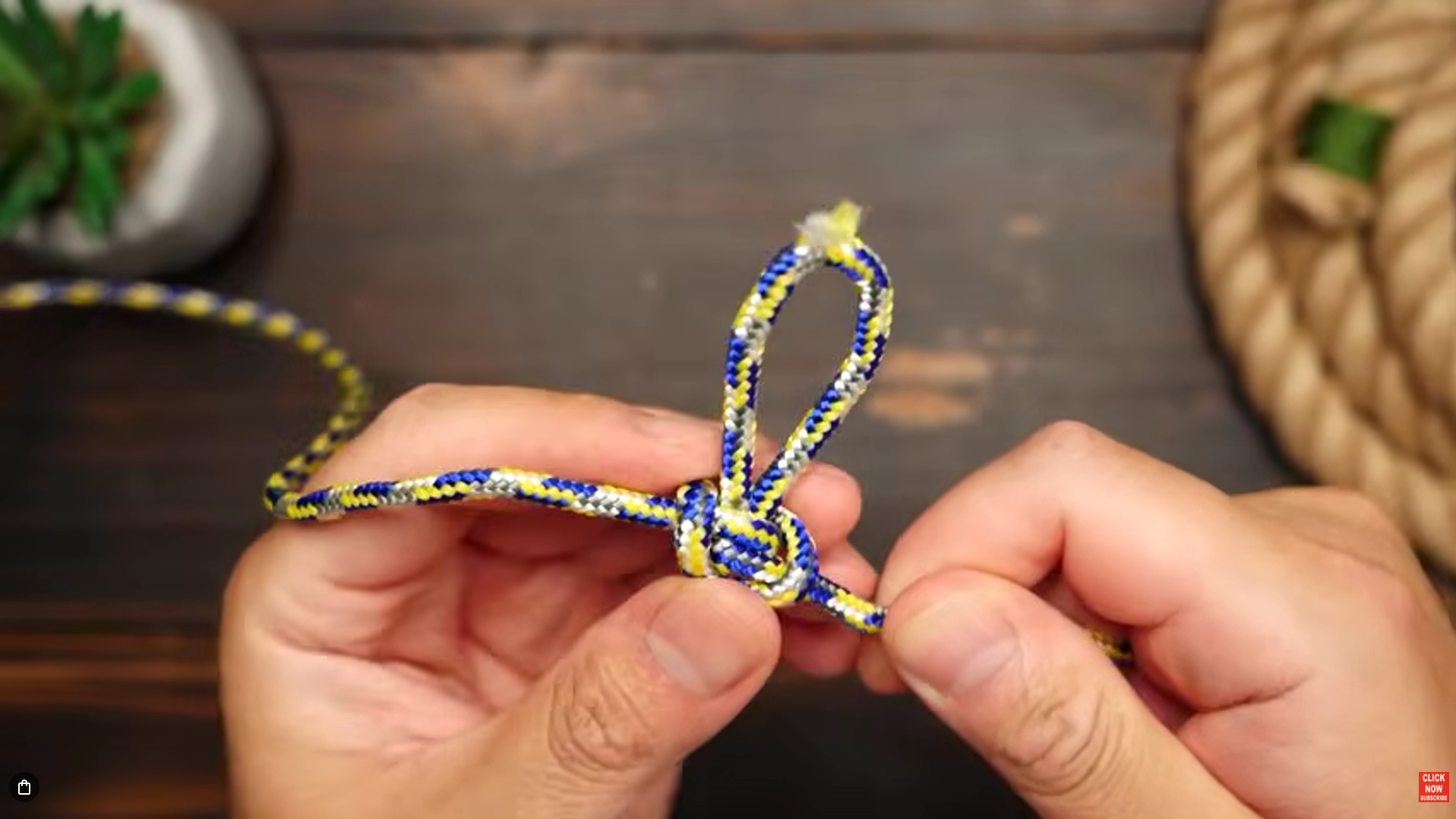How to fix damaged rope with a simple and practical knot