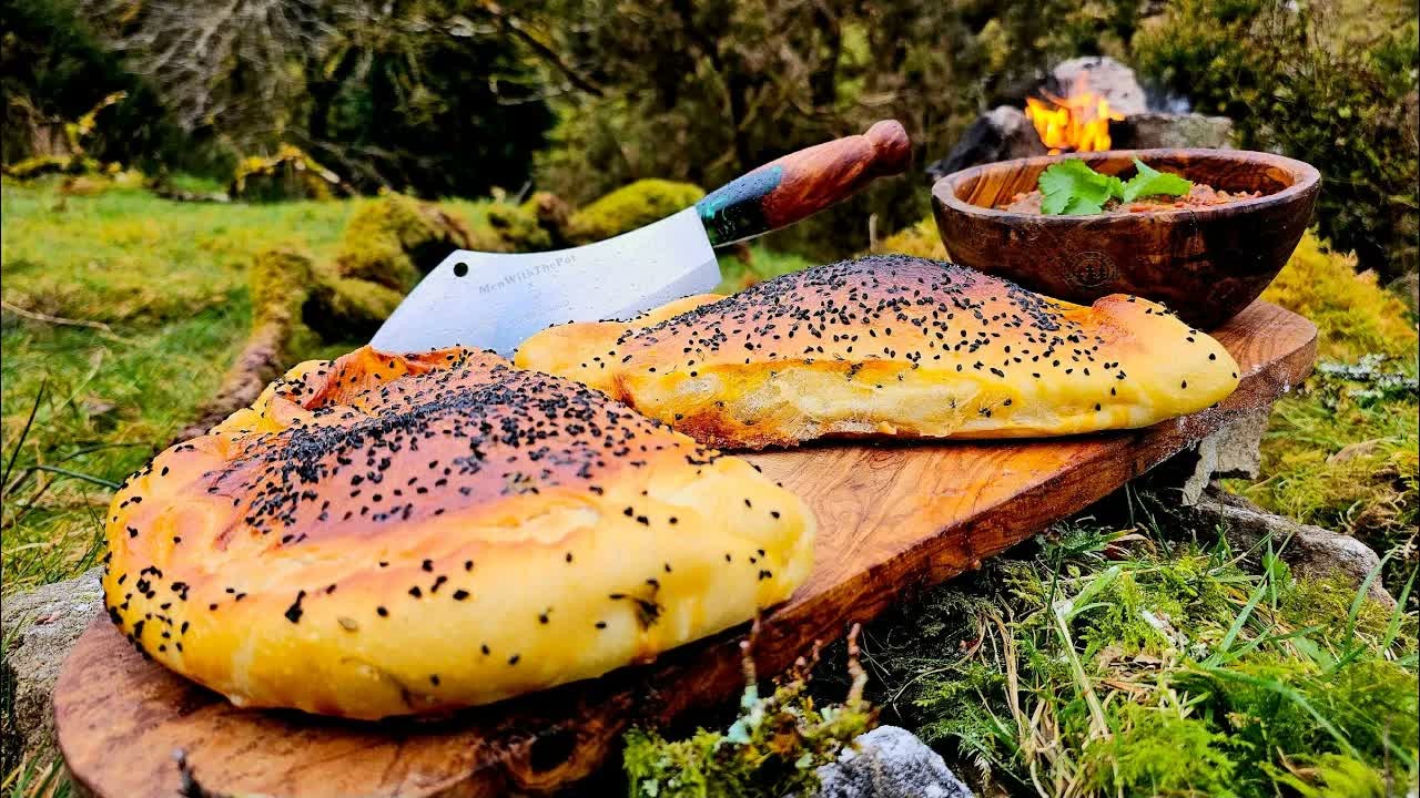 The first cut revealed just how loaded these massive empanadas really were