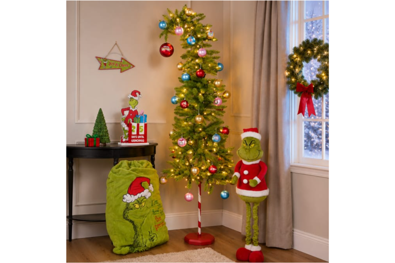 Home Bargains has a Grinch Christmas tree for £39.99 and it is ...