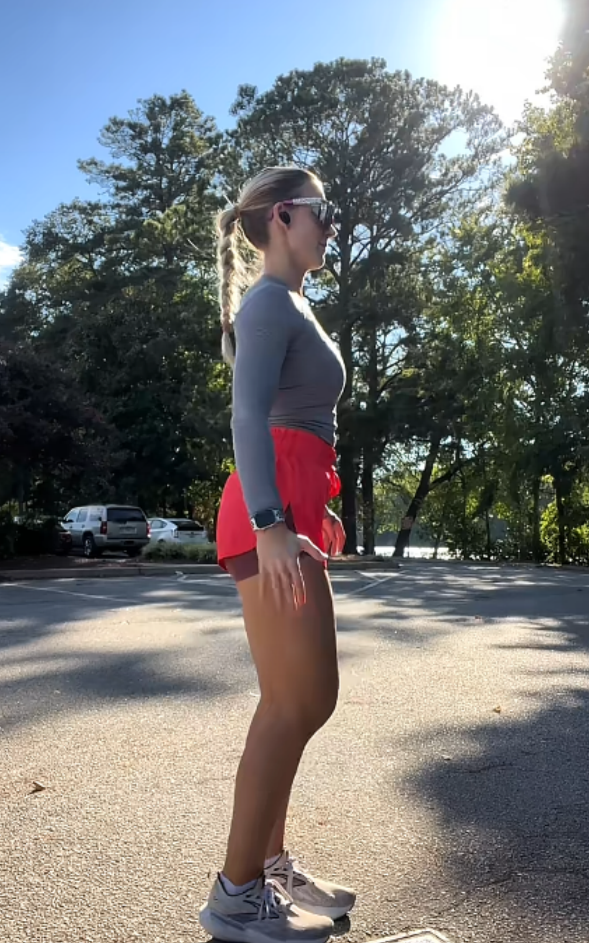 Full day of workouts starting with a 3-mile run