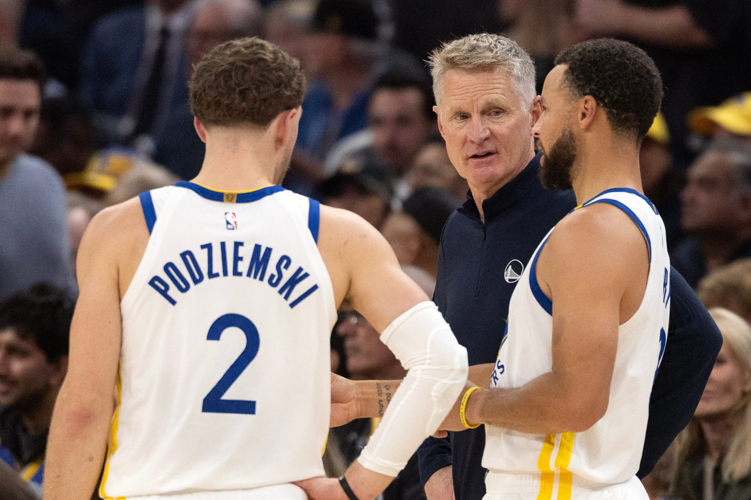 GSW injury report: Status of Stephen Curry, Brandin Podziemski and more