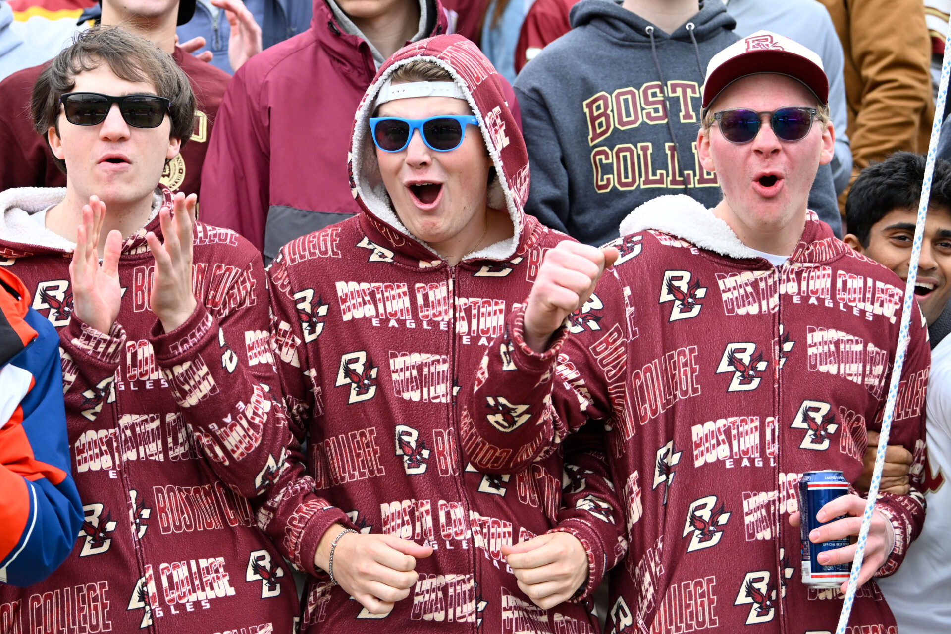 Boston College basketball player leapfrogs MIT defender on fastbreak dunk