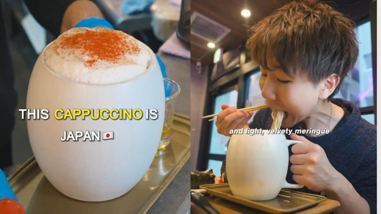 This cappuccino is actually ramen: Tokyo restaurant's unique mushroom ...