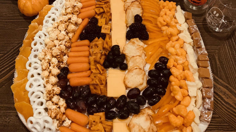 How to serve a Halloween pumpkin snack board like a pro