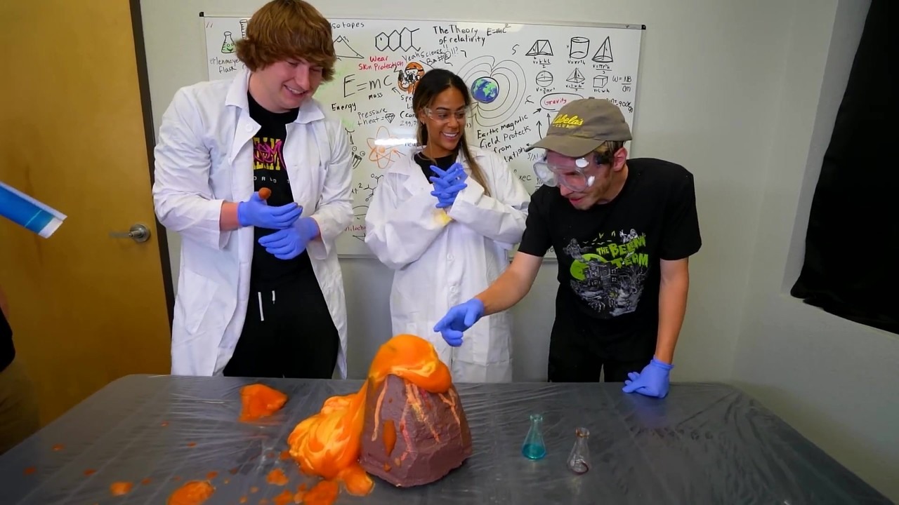 Matthew Beem tests 100 science experiments in 24 hours