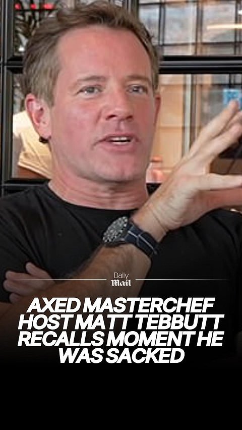 Axed MasterChef host Matt Tebbutt recalls the moment he was fired