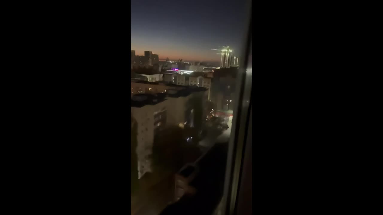Drone attack sparks fire at high-rise building in Voronezh, Russia
