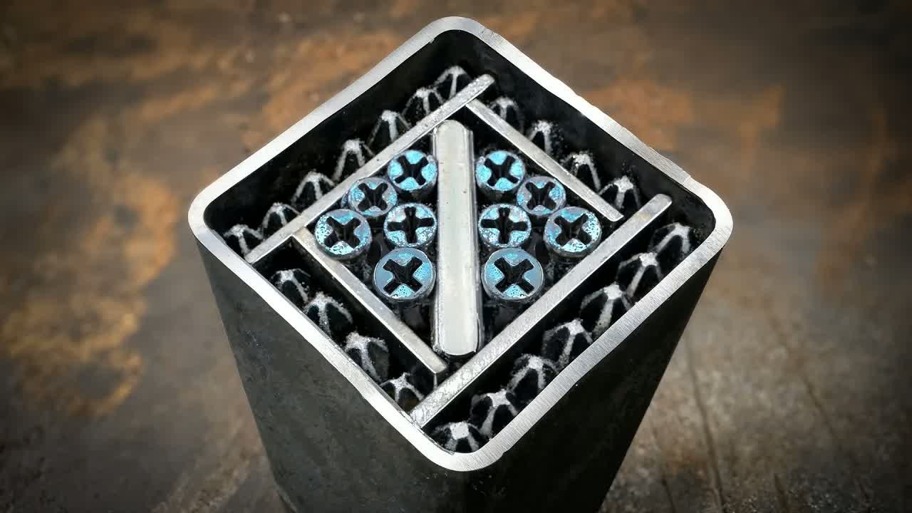 From screws to masterpiece: Forging a handmade knife