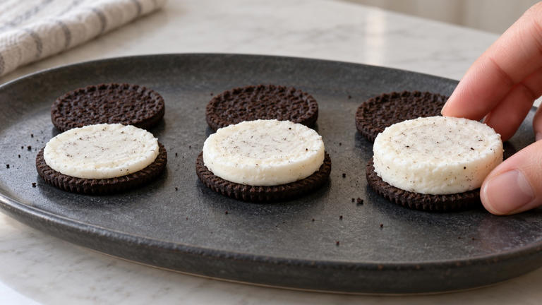 Why Oreo filling usually stays on one side when twisted apart