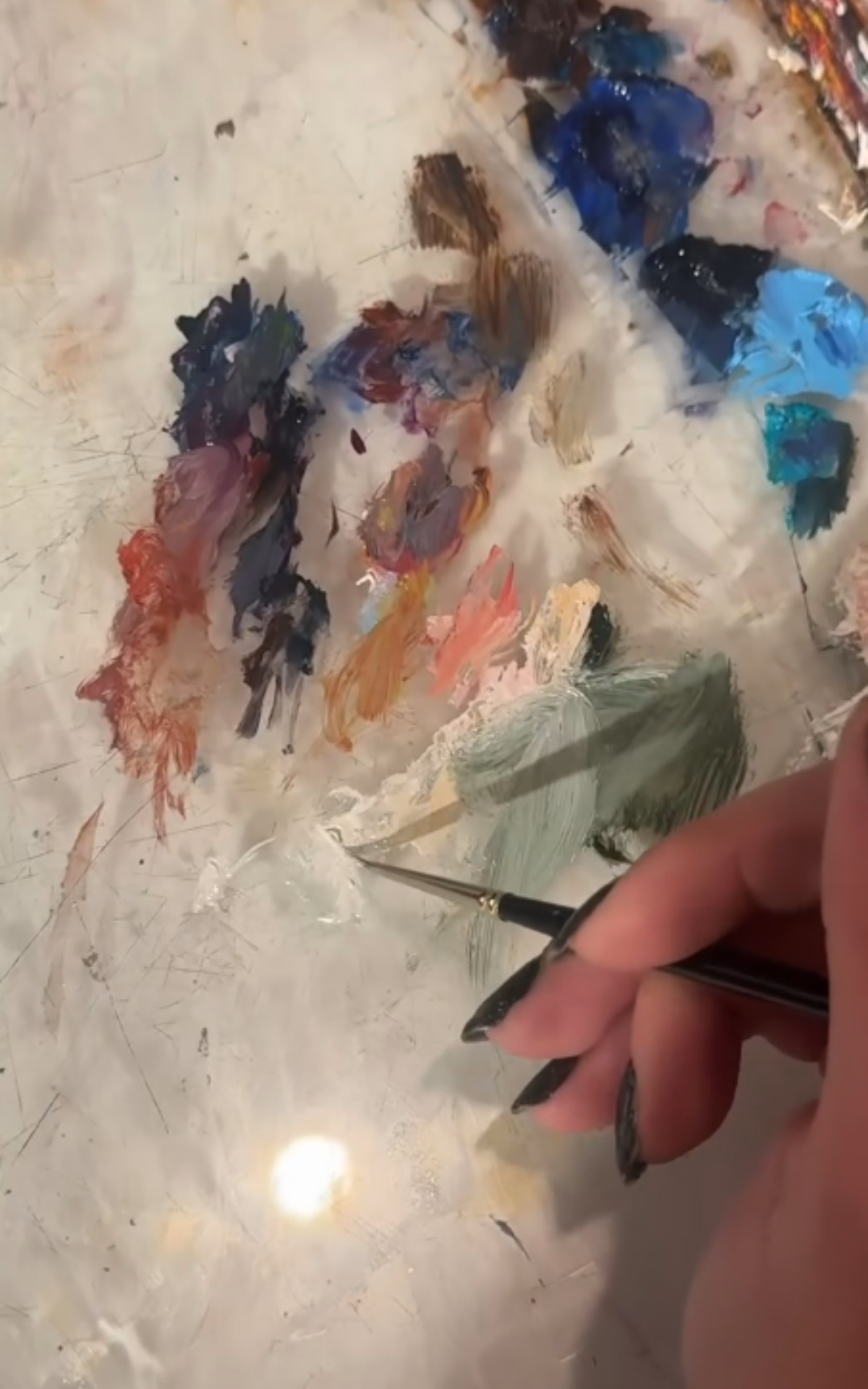 A closer look at the painting