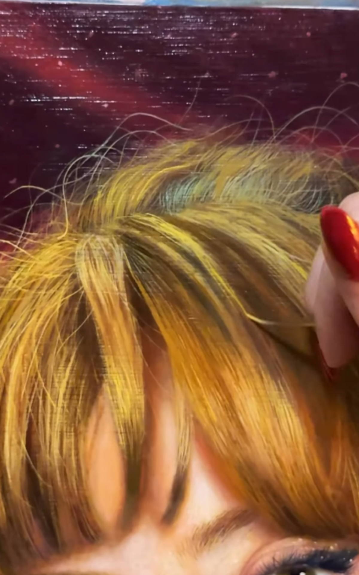 A closer look at an oil portrait