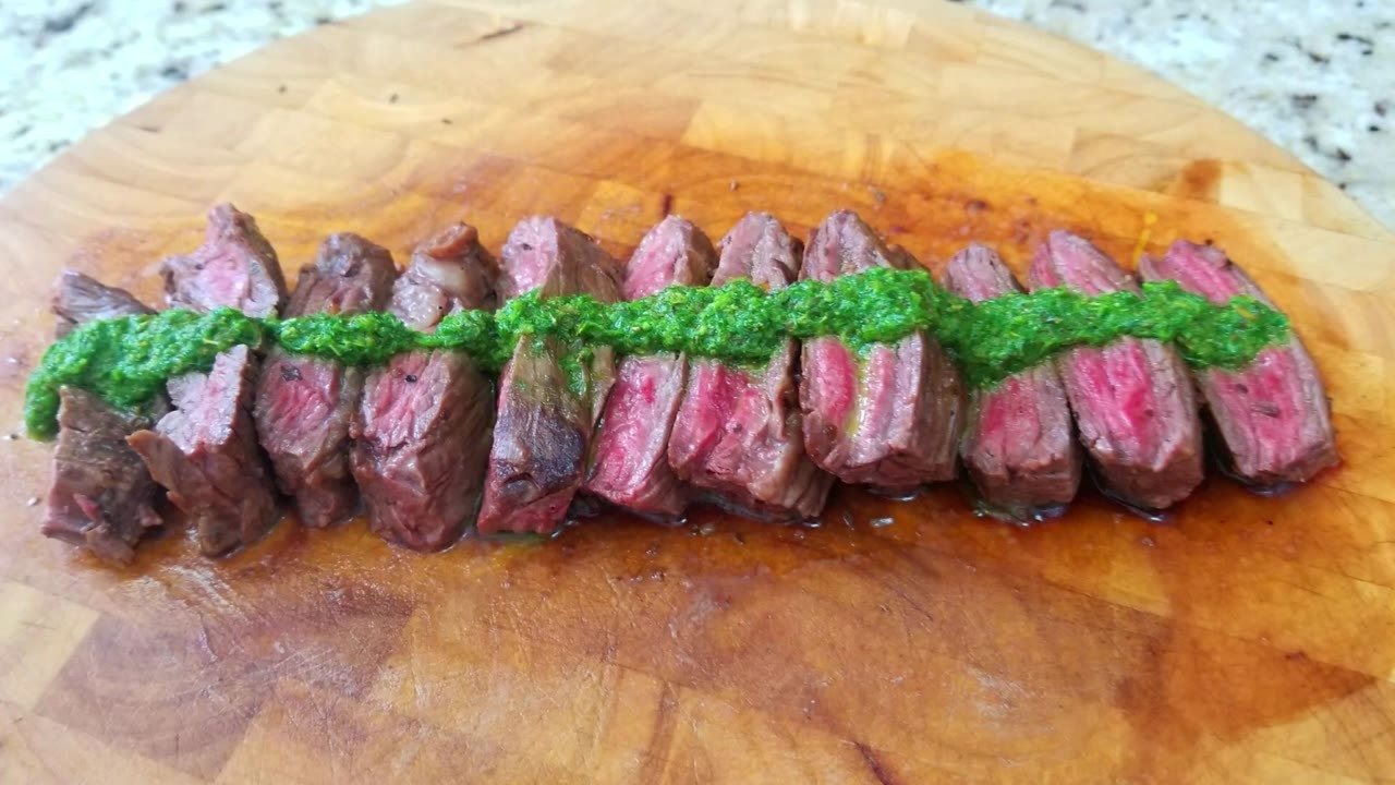 Outside skirt steak makes the difference in a Miami-style Blackstone dinner