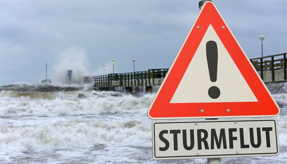 Sturmflut-Alarm an der Nordsee: Bis zu zwei Meter höheres Hochwasser ...
