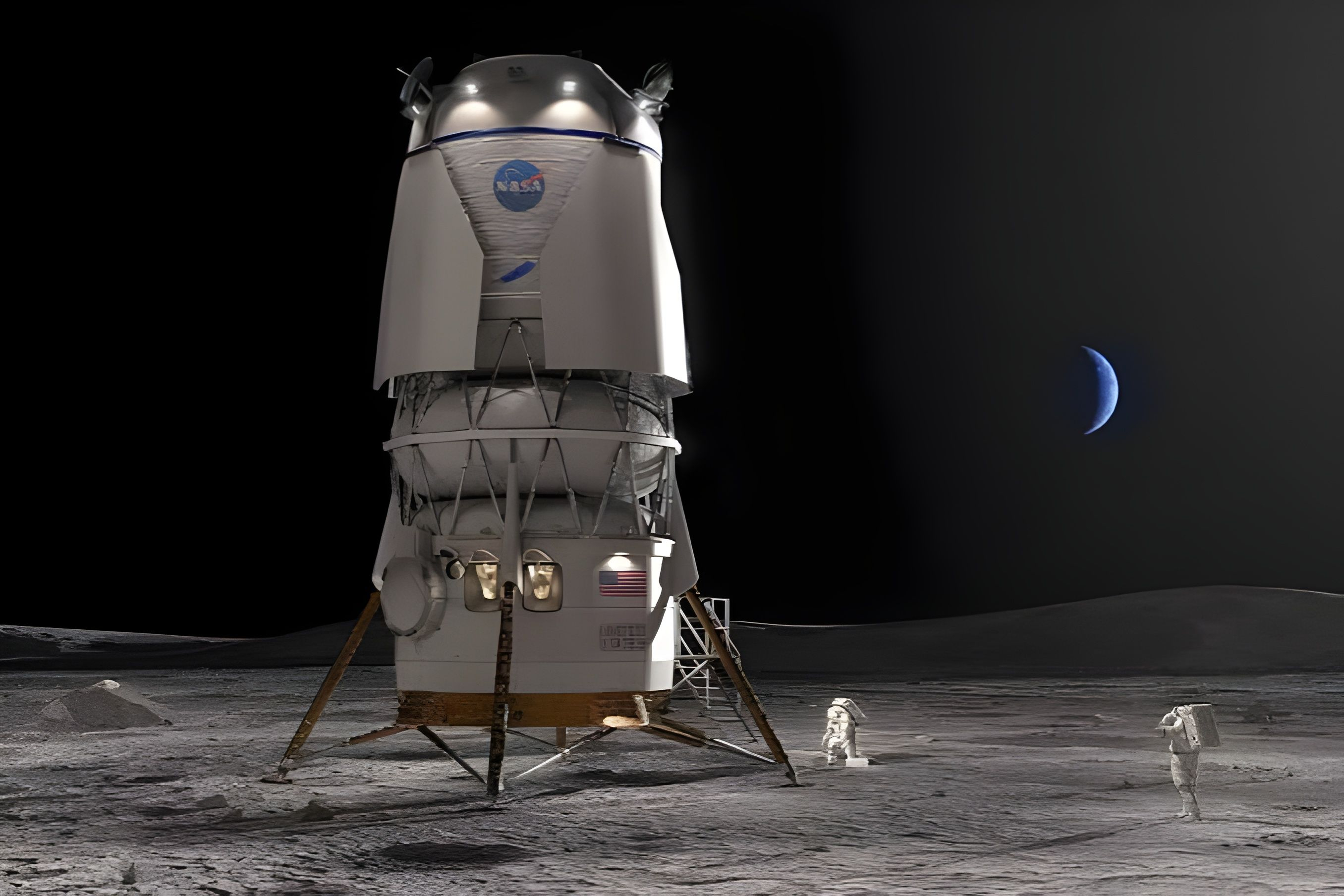 NASA tests two competing moon landers for 2028 astronaut return