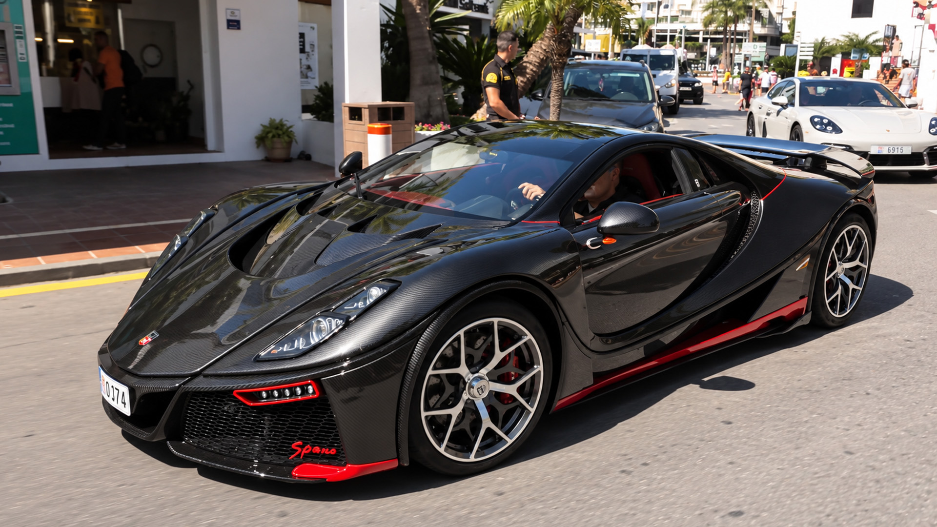This millionaire's GTA Spano is a rare sight on Marbella streets