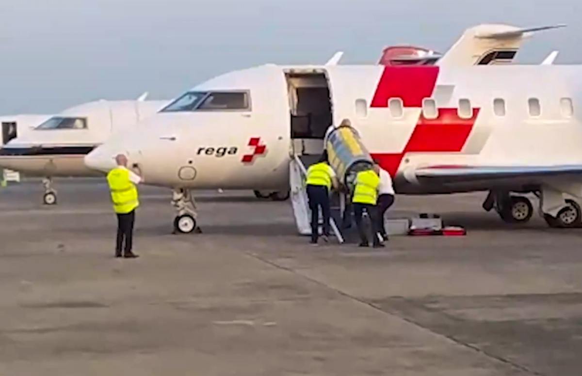 Schweizer Ebola-Patientin mit Spezial-Jet nach Zürich gebracht