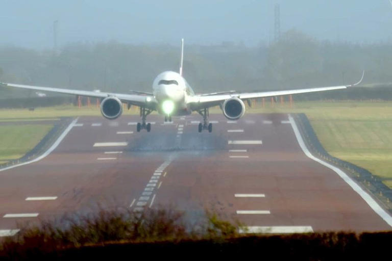 Jet2 plane races off runway at Birmingham Airport amid ferocious winds