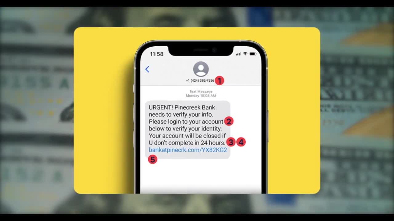 Bank scam warning signs