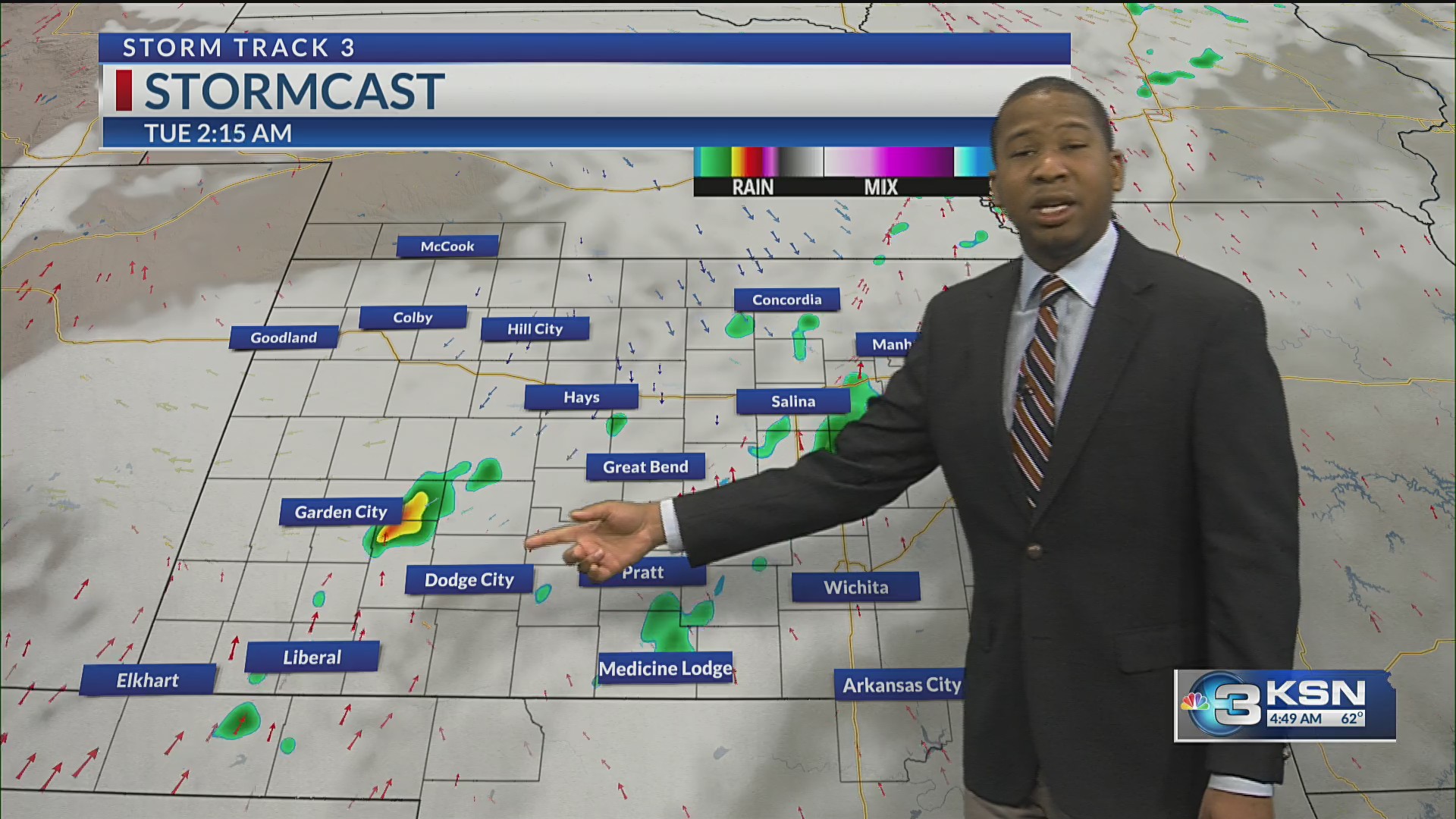 Monday morning forecast
