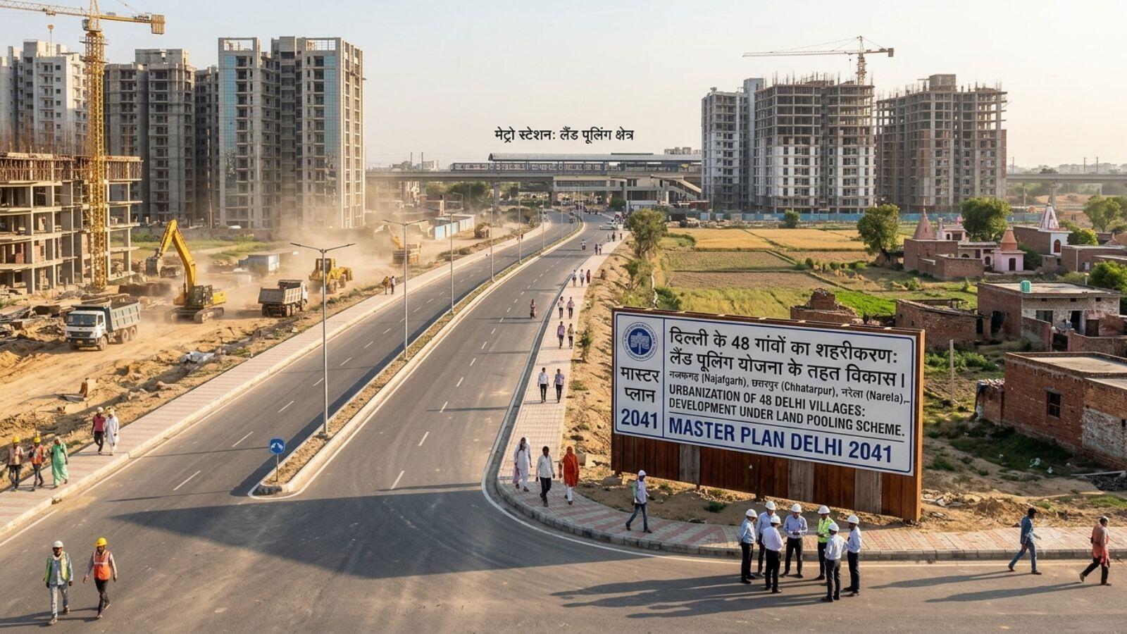 दिल्ली के 48 गांव बनेंगे शहर, क्या बढ़ेंगी जमीन-मकानों की कीमतें? क्या ...