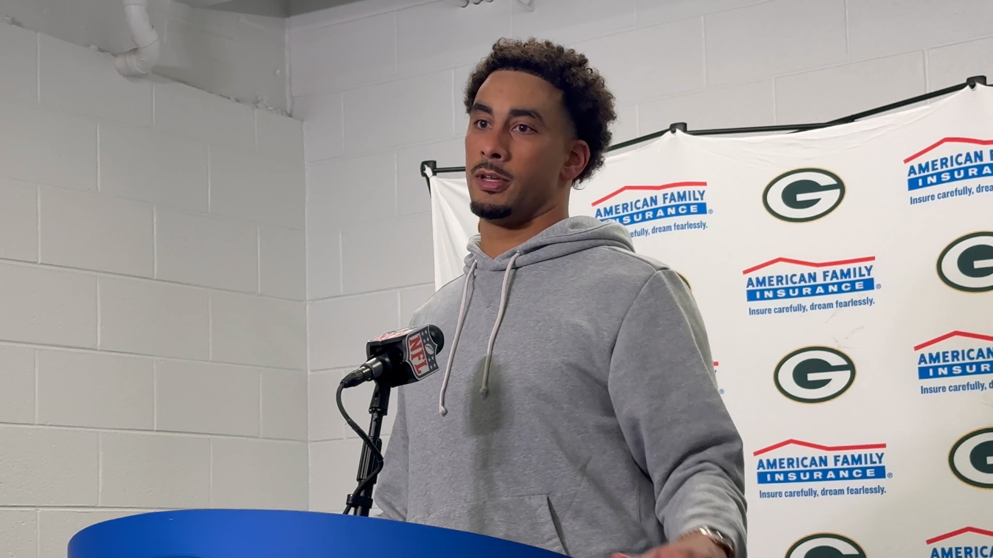 Packers QB Jordan Love on potential TD to Josh Jacobs