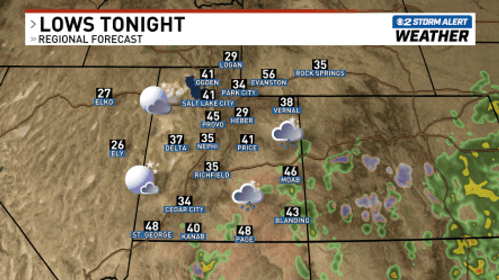 Utah warms Monday before cool front brings showers to northern Utah