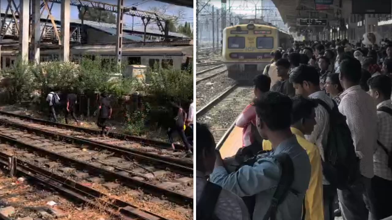 3 dead as commuters walk on tracks after Mumbai local train disruptions