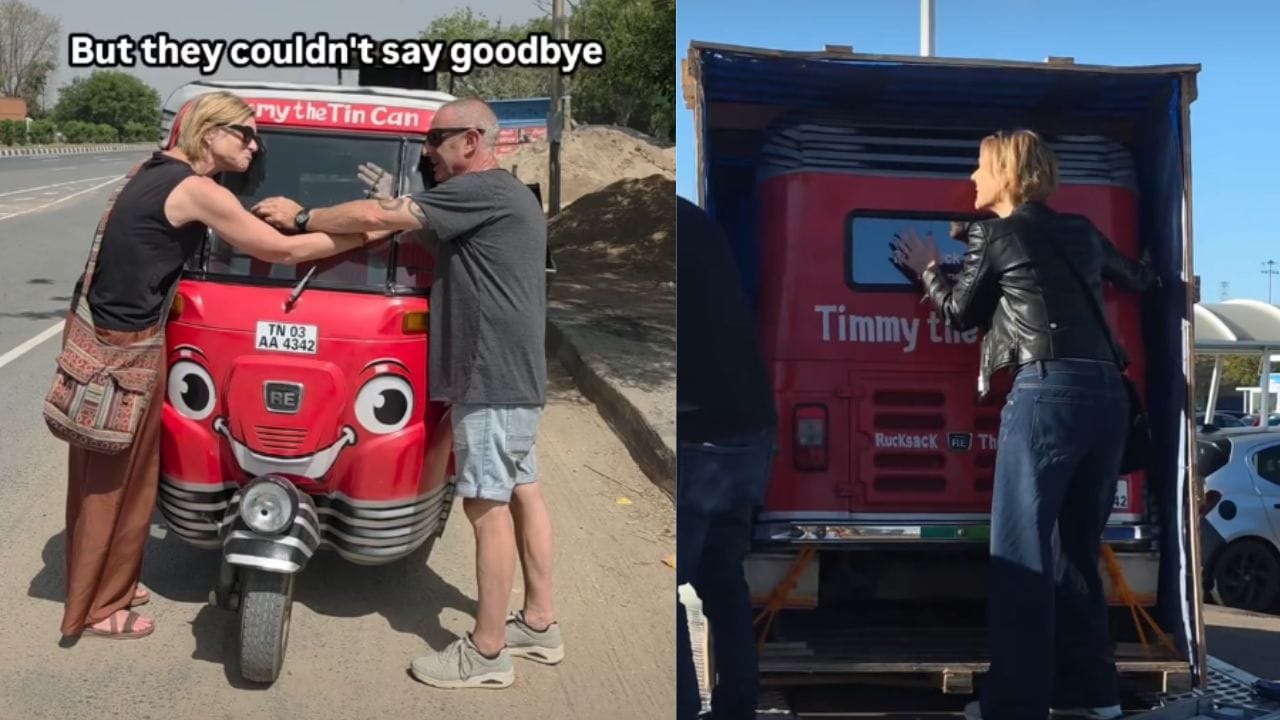 Video: British couple travels 4,218 km in an Indian autorickshaw, then ...