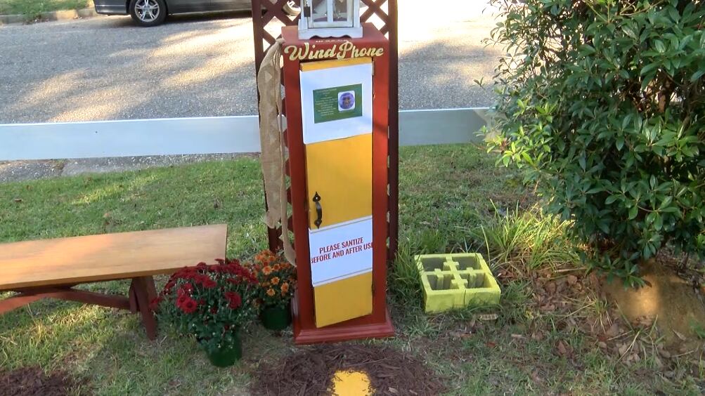 Montgomery mother installs city’s first wind phone to honor daughter